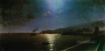 Ivan Aivazovsky first train in feodosia Seascape Oil Paintings